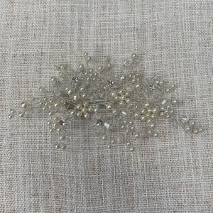 Kaisa Bridal Hairclip Hair Accessories - Hair Clip  Silver/Pearl  