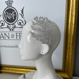 Kelsey Bridal Headpiece Hair Accessories - Headpieces  Silver  