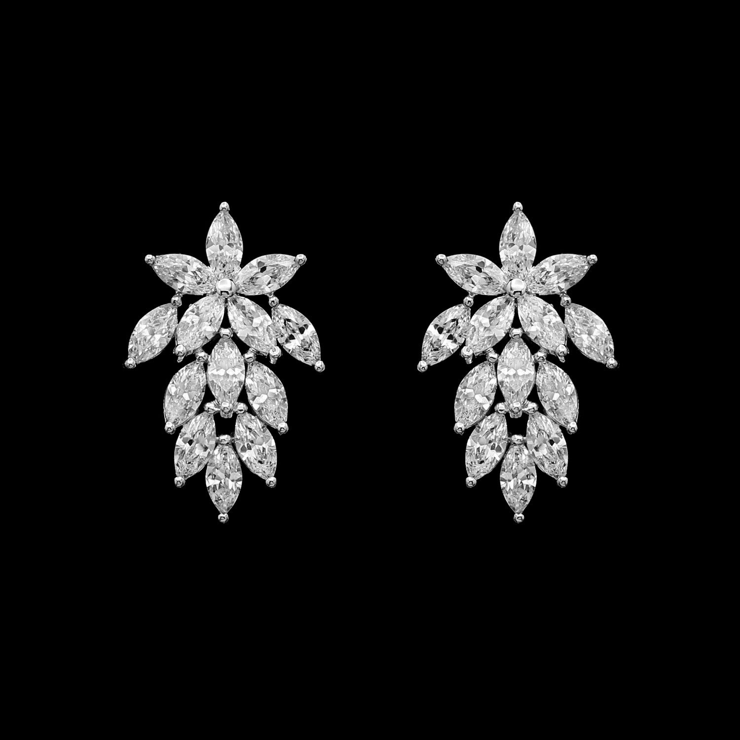 Kyrah Bridal Earrings Earrings - Glamour Stud