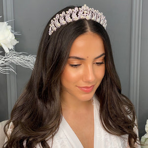 Lamisse Crown Hair Accessories - Tiara & Crown  Silver  
