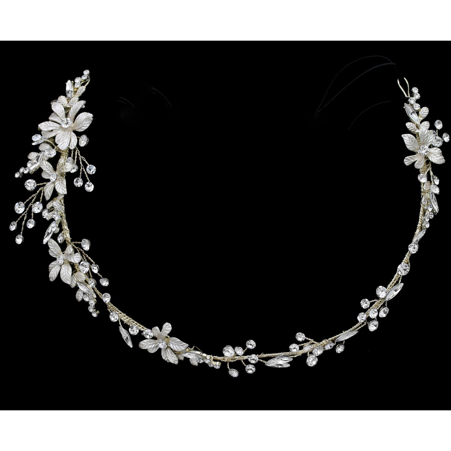 Lanelle Crystal Bridal Headband Hair Accessories - Headbands,Tiara