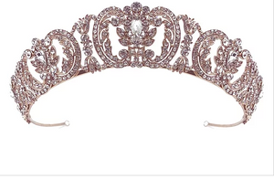 Mallie Tiara Hair Accessories - Tiara & Crown  Rose Gold  