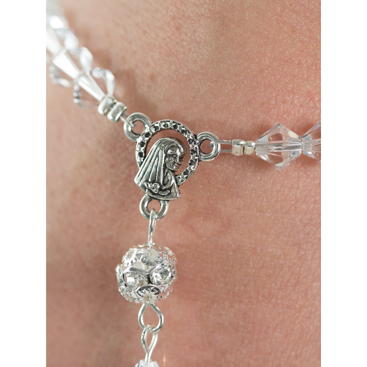 Zemira Single Crystal Rosary Rosary Bracelet