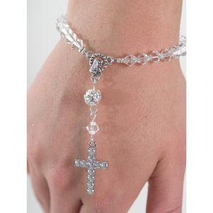 Zemira Single Crystal Rosary Rosary Bracelet    