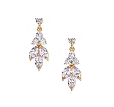 Marli Drop Bridal Earrings Earrings - Classic Short Drop