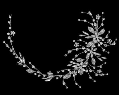 Orabelle Crystal Bridal Hair Vine Hair Accessories - Headpieces