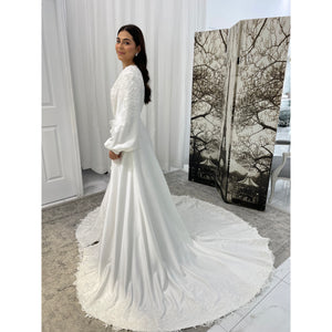 Priscilla Bridal Luxury Robe Bridal Lingerie - Robe    