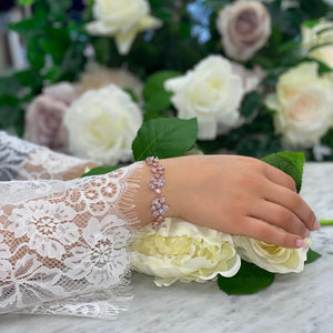 Remy Bridal Bracelet - Rose Gold Bracelet Wedding    