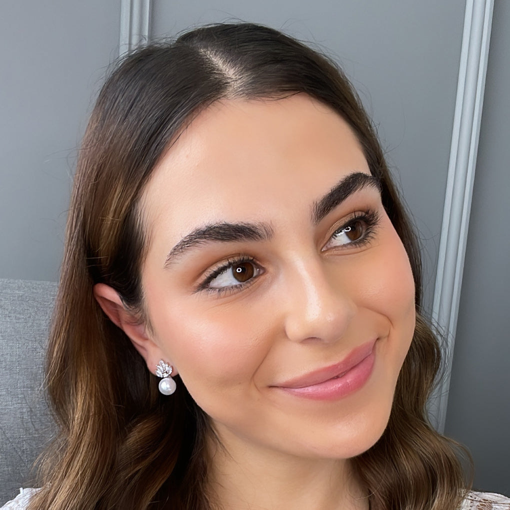 Sete Pearl Bridal Earrings Earrings - Classic Stud    