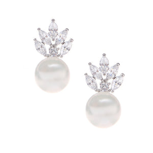 Sete Pearl Bridal Earrings Earrings - Classic Stud    