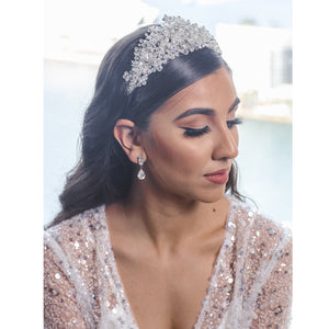 Eva Bridal Crown Hair Accessories - Tiara & Crown    