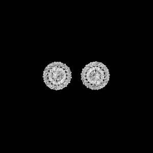 Suri Bridal Earrings Earrings - Classic Stud  Silver  