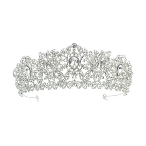 Luciana Bridal Crown Hair Accessories - Tiara & Crown    