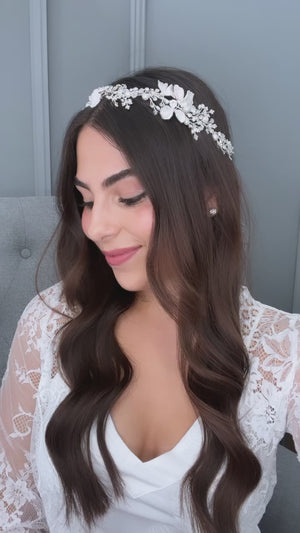 Priscila Bridal Hair Vine