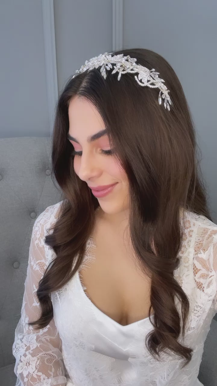 Anda Crystal Bridal Headband