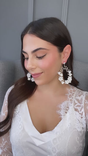 Alanza Bridal Hoop Earring