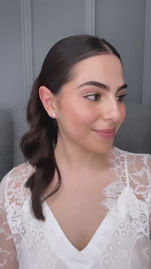 Dot Bridal Earrings