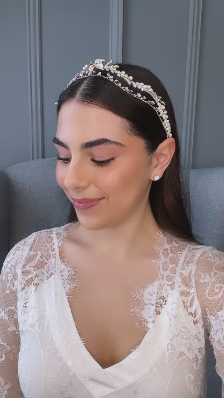 Velma Pearl Bridal Headband