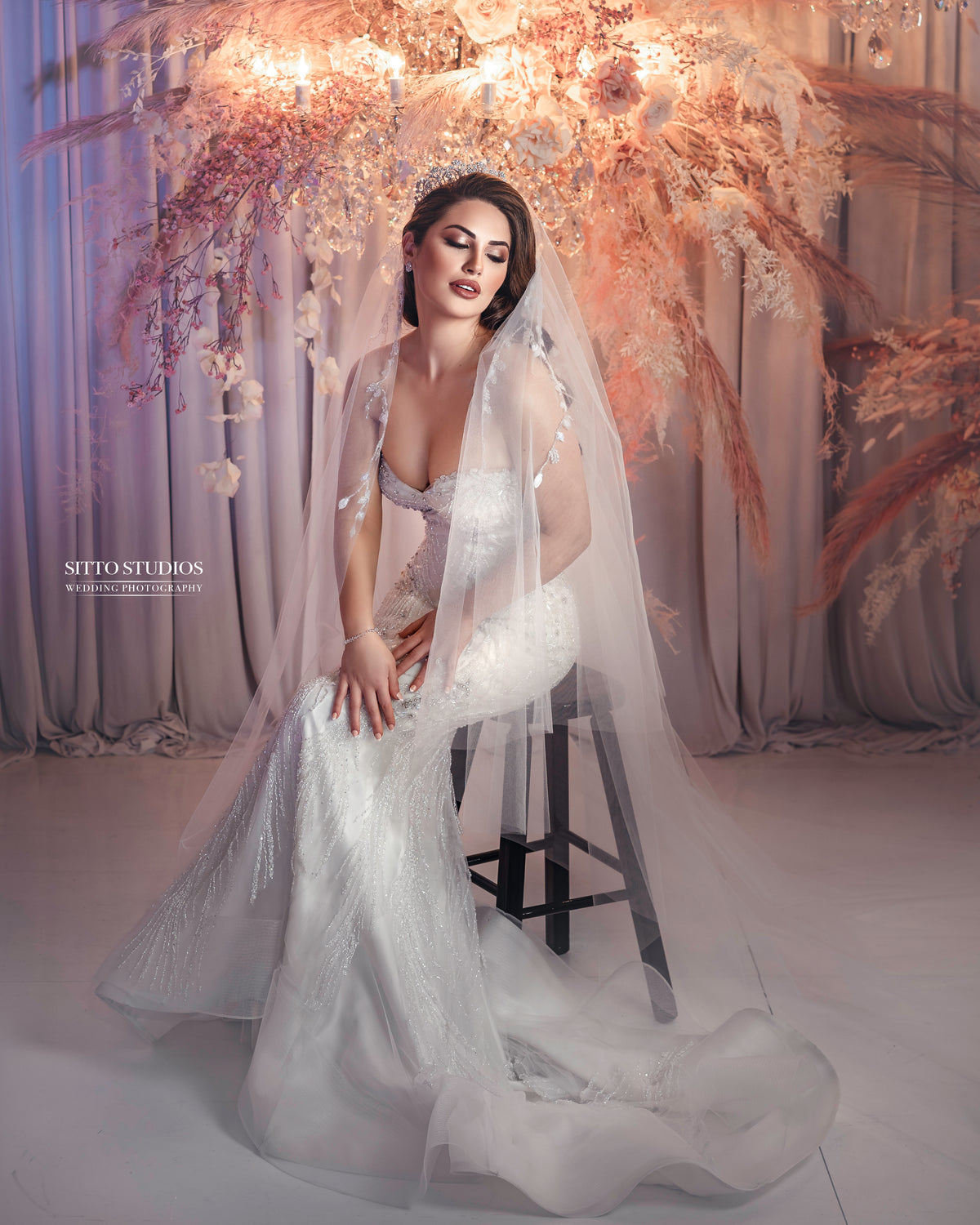 Talisa Crystal Bridal Crown Hair Accessories - Tiara &amp; Crown