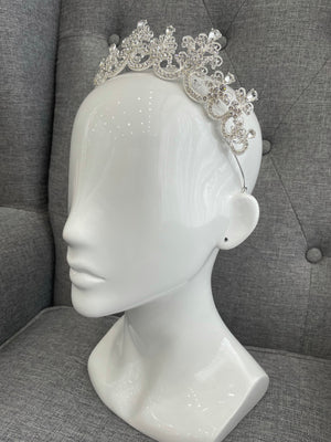 Ruby Bridal Crown Hair Accessories - Tiara & Crown    