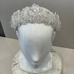Monarch Bridal Crown Hair Accessories - Tiara & Crown    