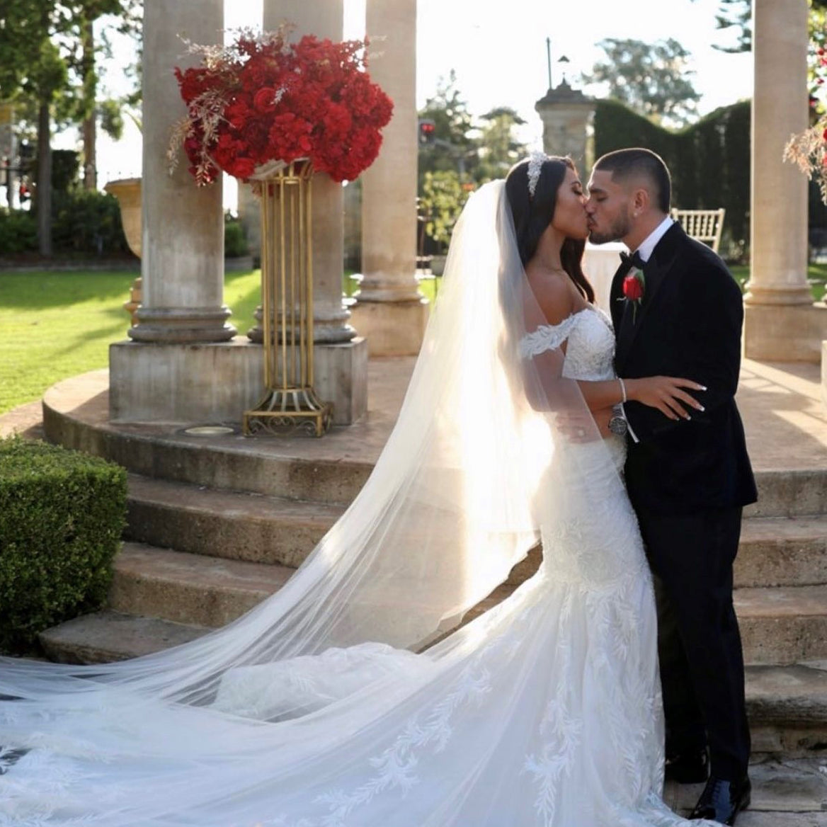 Japonica Crystal Bridal Crown Hair Accessories - Tiara &amp; Crown